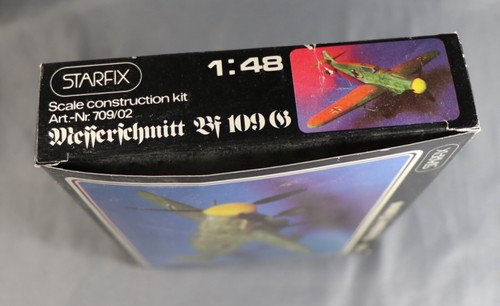 Starfix German Messerschmitt BF-109G Fighter Jet 1/48 Scale Model Kit - Picture 3 of 7