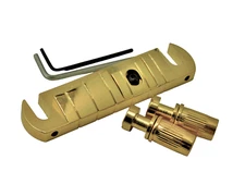 GTB Wraparound Bridge Tailpiece Stop Tail Guitar For Les Paul Gold