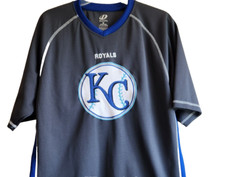 Dynasty AL Kansas City Royals Baseball Mens size M Shirt Embroidered Patch Y2K