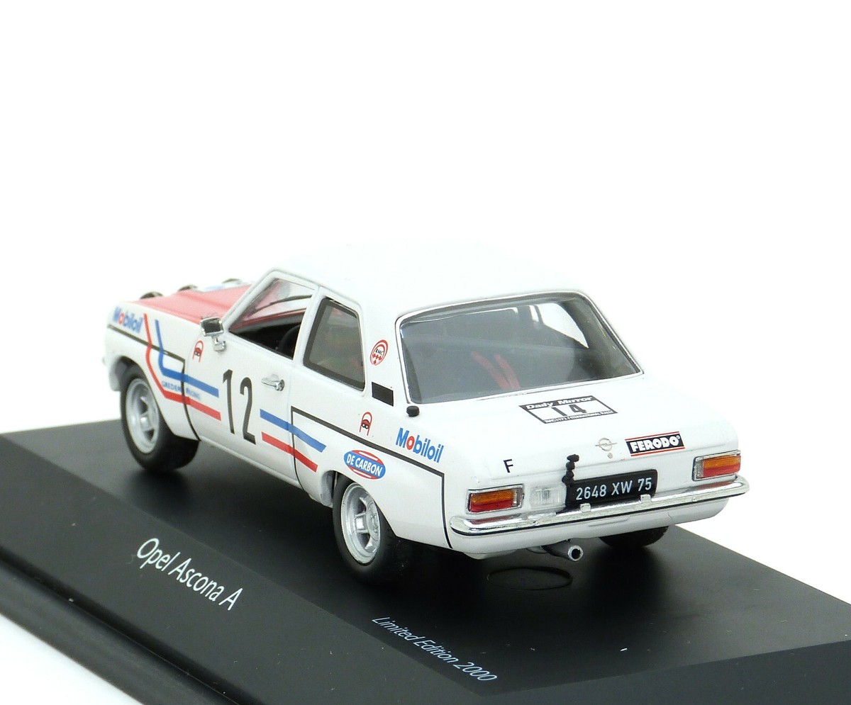 Trofeu DSN138 - Opel Ascona A Monte Carlo 1972 N°24 Greder/Delferier - échelle 1/43 Neuve