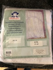 Quaker Lace White Window Panel Julia 57" x 63" Bedroom Living room New Package