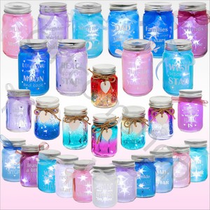 Firefly Light Up Led Glass Jars Bottles Gift For Family Friends