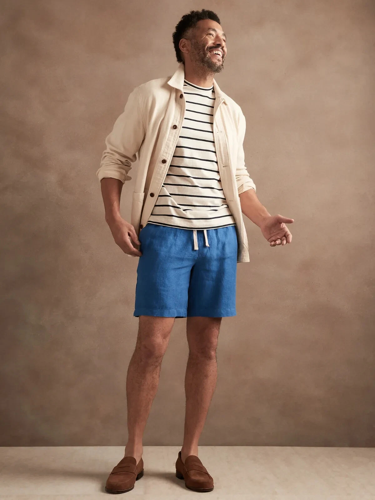 Banana Republic 8" Men's Linen Easy Shorts
Opens in a new window or tab