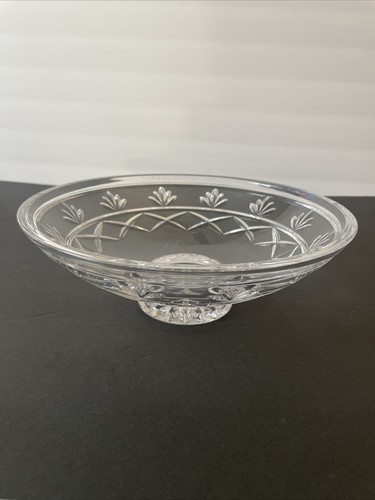Vintage Signed Waterford Crystal Pedestal Bowl 9.75” - Picture 10 of 12