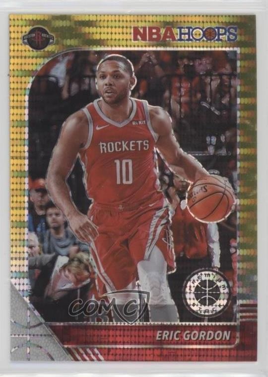2019-20 Panini NBA Hoops Premium Stock Box Set Gold Pulsar Prizm Eric Gordon 8em
