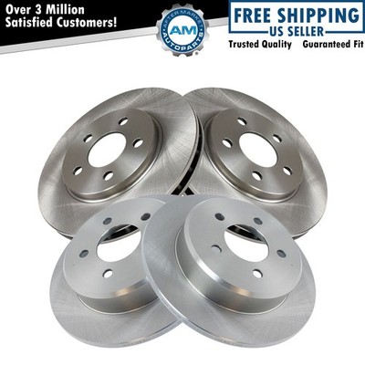 Front & Rear Brake Rotors Set For 97-00 Chrysler Dodge 98-00 Plymouth