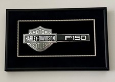 Ford F150 Harley Davidson Edition Front Fender Panel Emblem Logo Badge Framed Ford F150 Harley Davidson Edition Front Fender Panel Emblem Logo Badge Framed