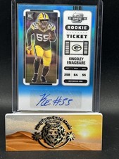 💥2022 Optic Contenders #181 Blue Kingsley Enagbare Rookie Ticket Auto #d /99💥