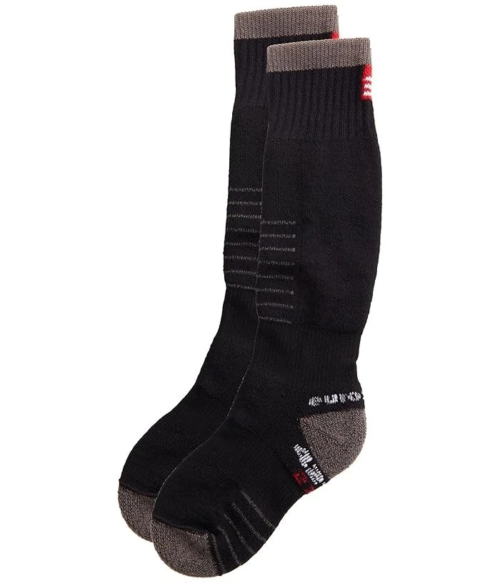 Eurosock L13811 Toddler Black 1-Pair Ski Snowbase Jr. Socks Size 4XS 7-10