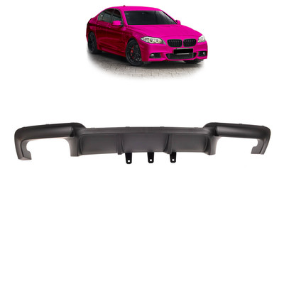 Heckansatz Diffusor Passend für BMW F10 Limo F11 M-Paket 550i 550d matt