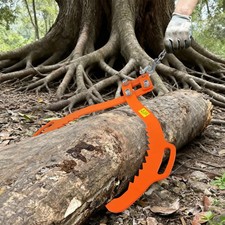 32in Orange Claw Hook Log Lifting Tongs Logging Grabber Load 1200kg/ 2645lbs