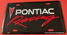Placa de matrícula Pontiac Racing Booster de colección emoción deportes de motor carrera transmisión