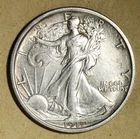 1917 Walking Liberty Half Dollar Choice Original AU ++ Nice Patina No Reserve