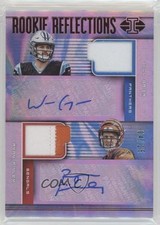 2019 Panini Illusions Red 4/25 Will Grier Ryan Finley #RR-WR Dual Patch Auto 0c6