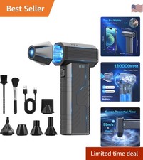 8000mAh Compressed Air Duster with 130,000 RPM for Efficient Cleaning Everywhere