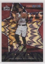2020 Panini NBA Hoops Lights Camera Action Purple Explosion Paul George #2 04ag