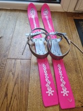Mini Skis Kids Pink 4 Years Plus Children's Ski 27" By 3"
