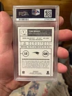 2016 panini classics tom brady #6 both hands on ball error card no name