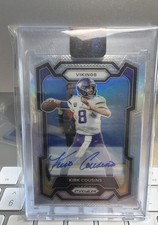 2023 Panini Prizm - Kirk Cousins #197 Silver Prizm Autographs (AU)