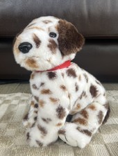 Vintage Ty Beanie Buddy Bo the Dalmatian 2003 9” Brown Spots Black Eyes