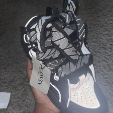 Lanvin Curb Sneakers Black and Grey Reflectiv...