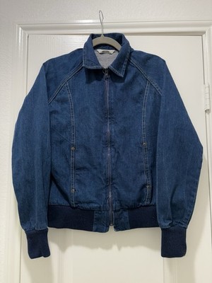 Vintage Cheryl Tiegs Denim Trucker Jacket NYC Fashion 70 s Sz S Streetwear