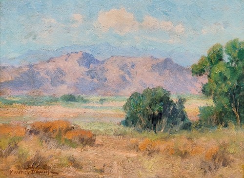 Maurice Braun - 1910s Oak Trees in a California Landscape -Oil painting - Picture 3 of 10
