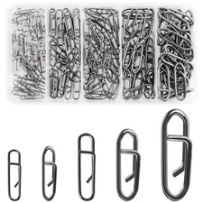 Fishing Power Speed Clips 165pcs Quick Change Snap Clips for Fishing Lures