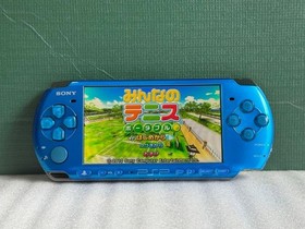 Sony PSP PSP-3000 Playstation Portable Console Vibrant Blue Tested