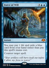 1x Force of Will MTG - Dominaria Remastered - NM-Mint