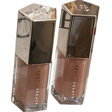2X Fenty Beauty Rihanna Gloss Bomb Lip Luminizer, Baby Brut, travel size