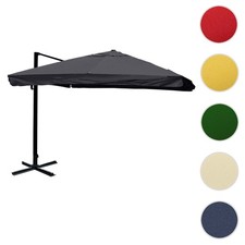 Gastronomie-Luxus-Ampelschirm HWC, Sonnenschirm 3x4m, Flap