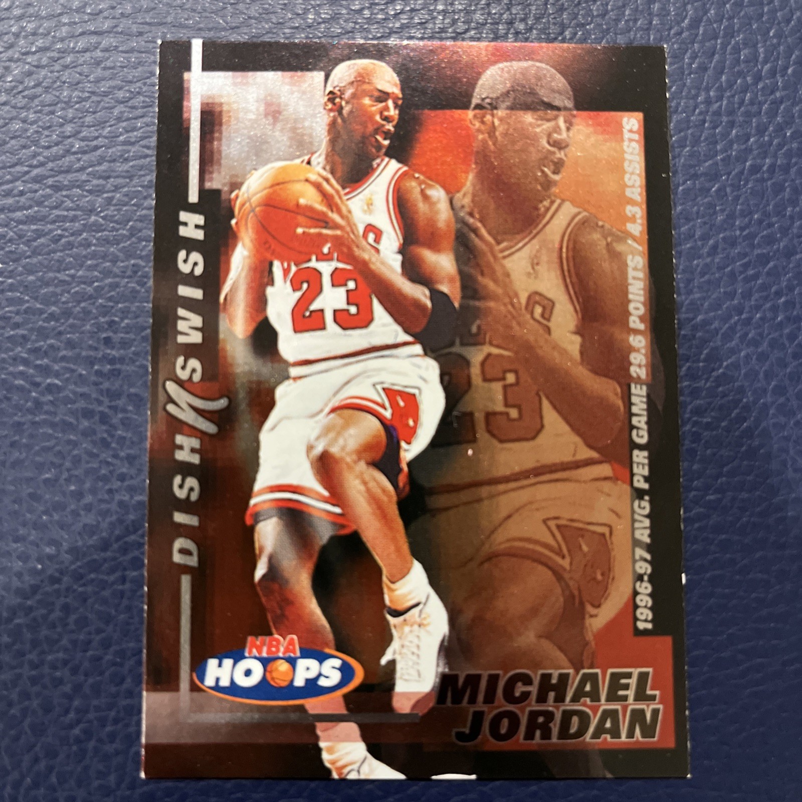 1997-98 SKYBOX NBA HOOPS DISH N SWISH MICHAEL JORDAN 5 OF 10