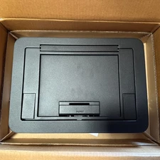 🔴Wiremold EFB45CTBK EVOLUTION SERIES FLOOR BOX SURFACE COVER SOLID TOP BLACK‼️