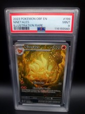 The Pokémon Company Ninetales 199/197 Obsidian Flames IR Holo ENG PSA 9 2023 on eBay
