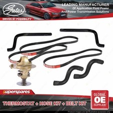 Gates Thermostat Radiator Heater Hose Drive Belt Kit for Honda CR-V RD1 RD3 2.0L