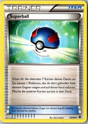 Pokemon Superball 93/98 Aufstreben der Mächtigen Deutsch