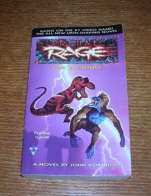 Primal Rage The Avatar By John Vornholt Rare PB