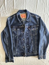 Levi Strauss  Co. Men's Blue Trucker Jacket, Standard Fit, Button Front, S