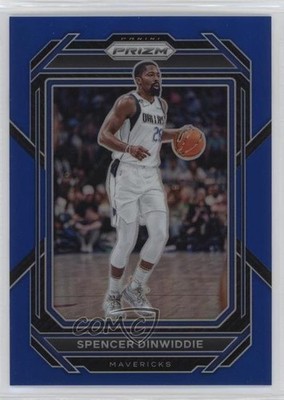 2022-23 Panini Prizm Blue Prizm 128/199 Spencer Dinwiddie #199 0zu6