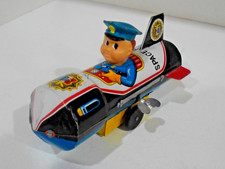 Space Patrol Policeman-all Tin- Japan- wind up- MINT CONDITION- WORKS GREAT