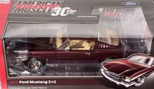 AUTO WORLD AMERICAN MUSCLE 1965 FORD MUSTANG 30th ANNIVERSARY EDITION 1/18