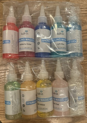 #ad 10pc Replacement Sparkling Gel for Magic Water Elf Toy Kit A2000 $14.84