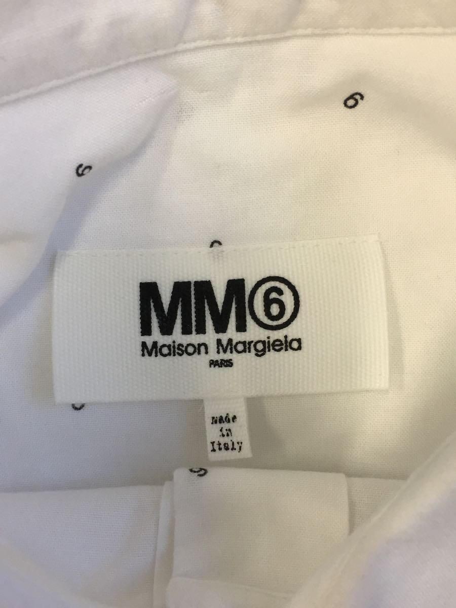 Camicia MM6 altra manica lunga S cotone bianco tinta unita S62CT0198 usata