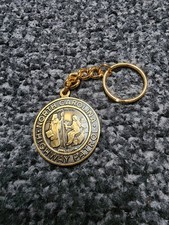 NC Highway Patrol Coin Keychain NCHP NCSHP State Trooper State Seal Bronze