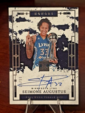 2025 Panini Impeccable WNBA Seimone Augustus Honors Auto #'d /99 Lynx