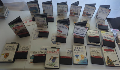 Boxed Sega Master System Large Lot #1 - Outrun, Transbot - 16 Games