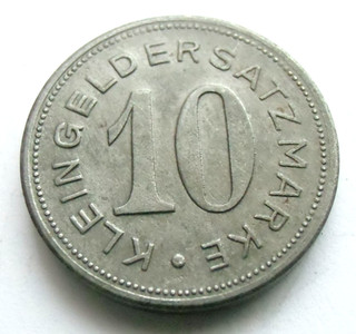 (131) RARE NOTGELD COIN 10 PFENNIG 1919 CITY OF PIRMASENS