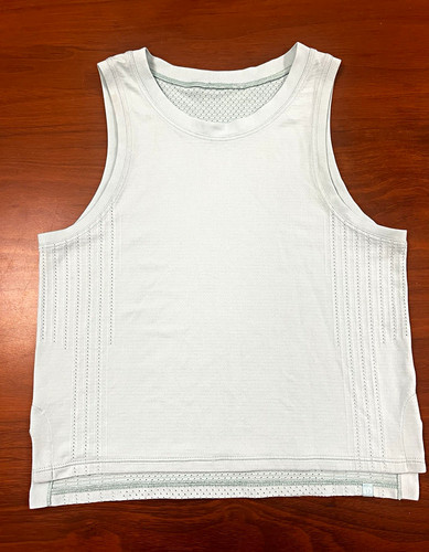 Lululemon Breeze By Muscle Crop Tank Top - Size 4 - Mint Green (EC)
