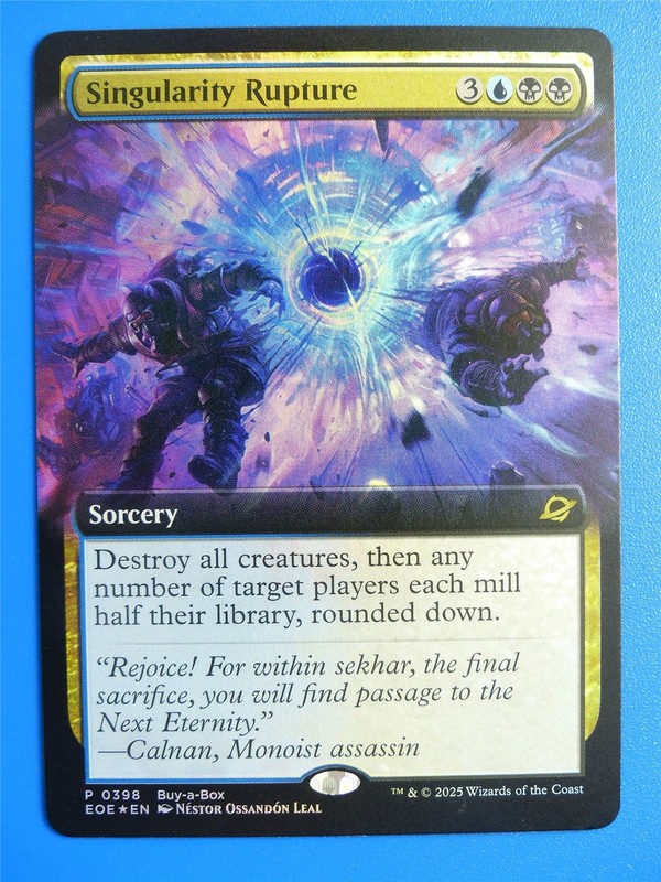 Singularity Rupture Foil: Magic the Gathering Promotional Card